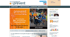 Desktop Screenshot of fundacionprevent.com